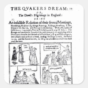 The Quakers Dream Square Sticker