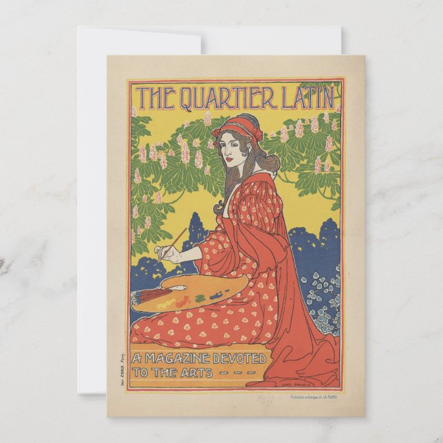 The Quartier Latin 1890 | Vintage Magazine (Front)