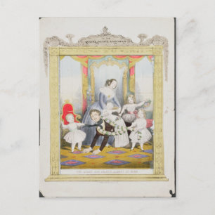 The Queen and Prince Albert at Home Postcard