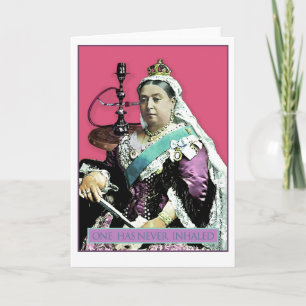 The Queen and The Hookah Card