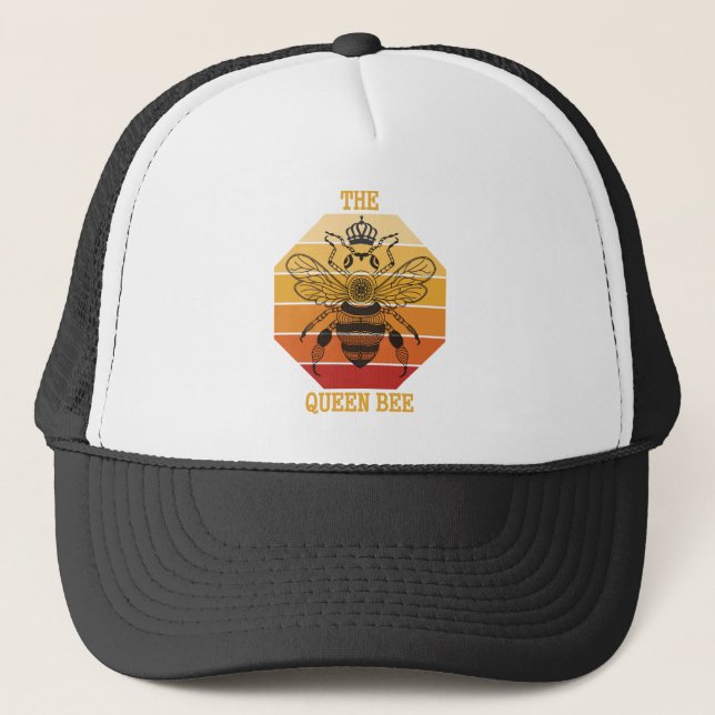 THE QUEEN BEE TRUCKER HAT (Front)