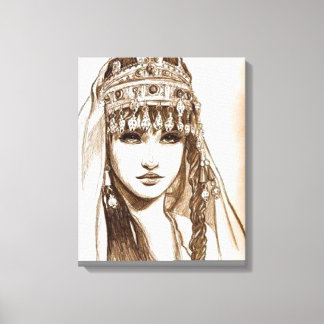 THE QUEEN DIHYA CANVAS PRINT