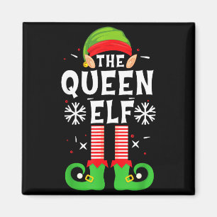 The Queen Elf Christmas Family Matching Pajamas Qu Magnet
