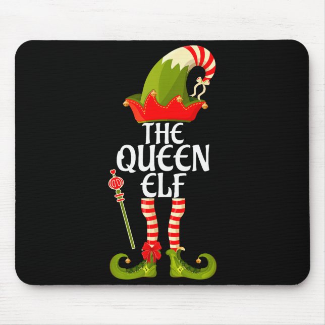 The Queen Elf Family Matching Christmas 2023  Mouse Mat (Front)