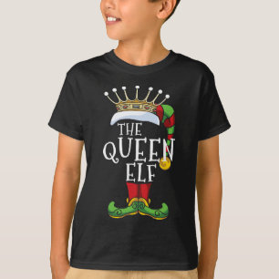 The Queen Elf Family Matching Christmas Group Fun T-Shirt