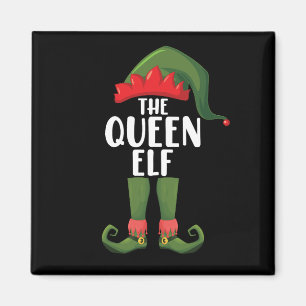 The Queen Elf Matching Family Christmas Women Magnet