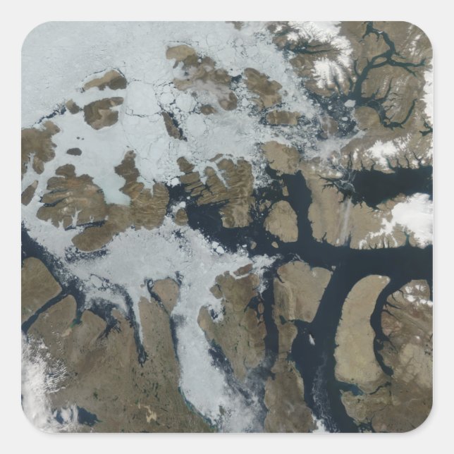 The Queen Elizabeth Islands Square Sticker (Front)