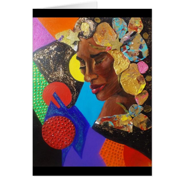 The Queen in Gold of Ophir Notecard (Front)