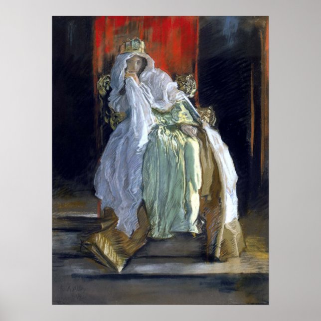 The Queen In "Hamlet" Poster (Front)