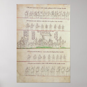 The Queen in her Litter Poster