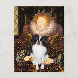 The Queen - Japanese Chin 3 Postcard