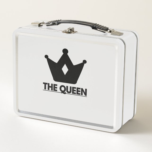 The Queen  Metal Lunch Box (Front)