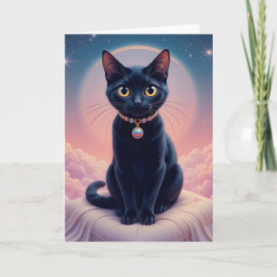 The Queen Of Black Cat Heaven Card