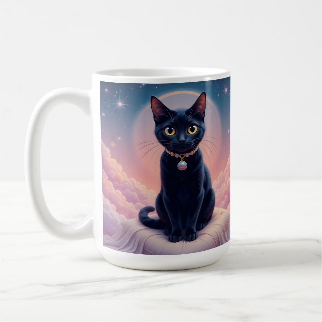 The Queen Of Black Cat Heaven Coffee Mug (Left)