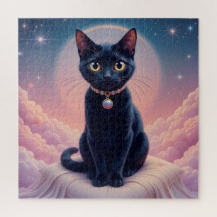 The Queen Of Black Cat Heaven Jigsaw Puzzle
