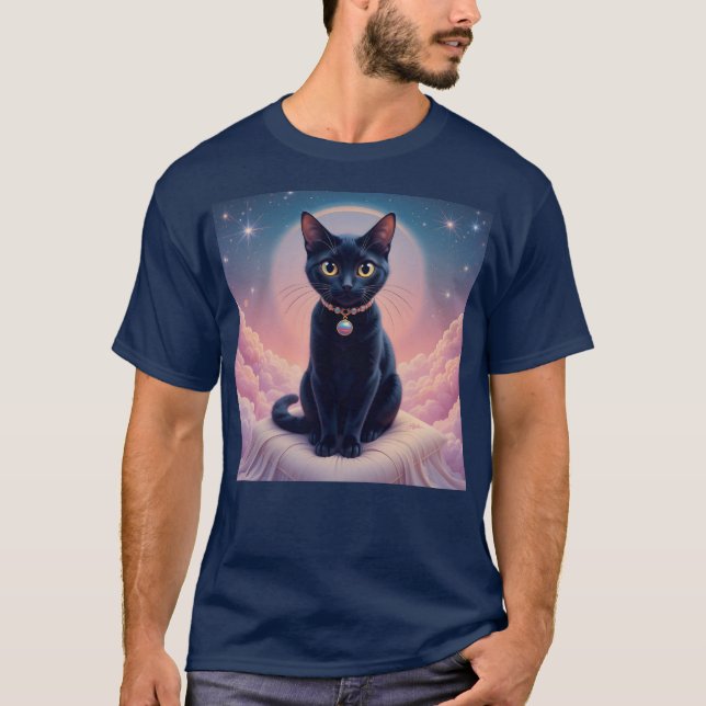 The Queen Of Black Cat Heaven T-Shirt (Front)