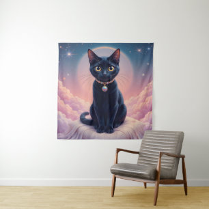 The Queen Of Black Cat Heaven Tapestry