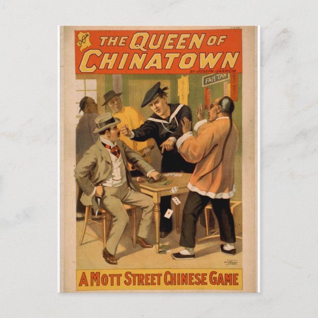 The Queen of Chinatown Postcard (Front)