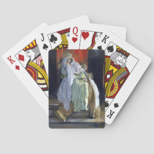 The Queen of Denmark (by Edwin Austin Abbey) Playing Cards