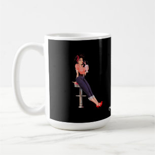 The Queen of Everything! Editable text and name Coffee Mug