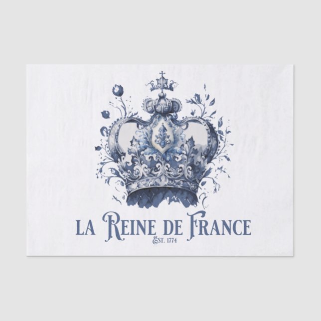 The Queen of France Tissue Paper (Front)