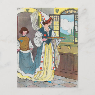 The Queen of Hearts Made Some Tarts, Nursery Rhyme Postcard