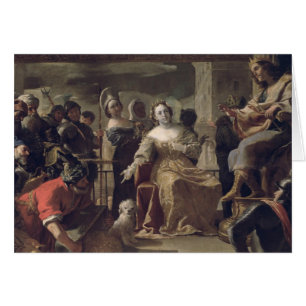 The Queen of Sheba before Solomon