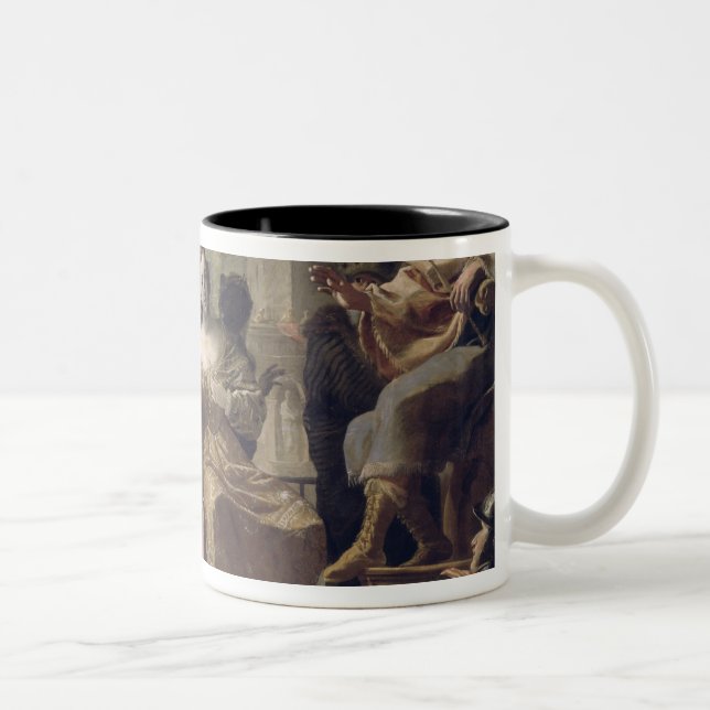 The Queen of Sheba before Solomon Two-Tone Coffee Mug (Right)