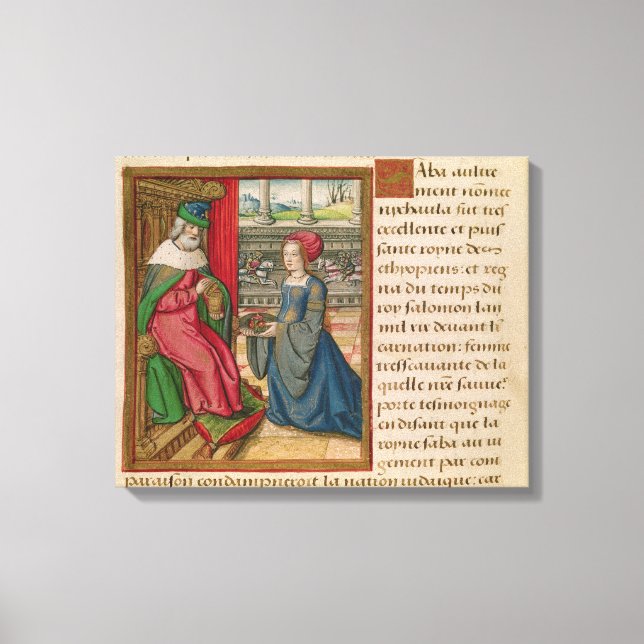 The Queen of Sheba Canvas Print (Front)