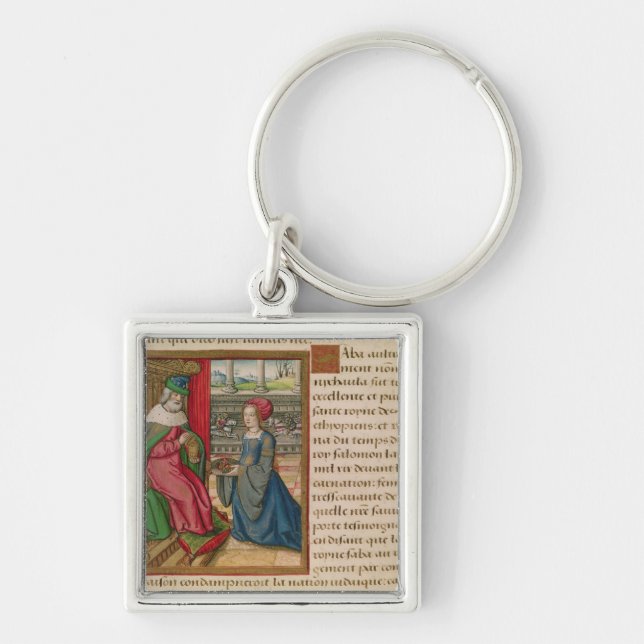 The Queen of Sheba Key Ring (Front)