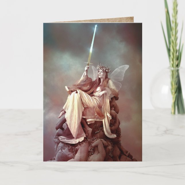 the queen of swords card (Front)