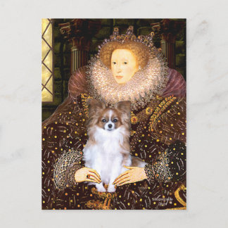 The Queen - Papillon 6 Postcard