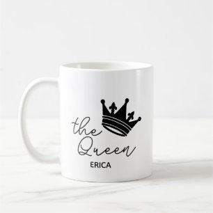 The queen Personalised Crown Mug Gift wife