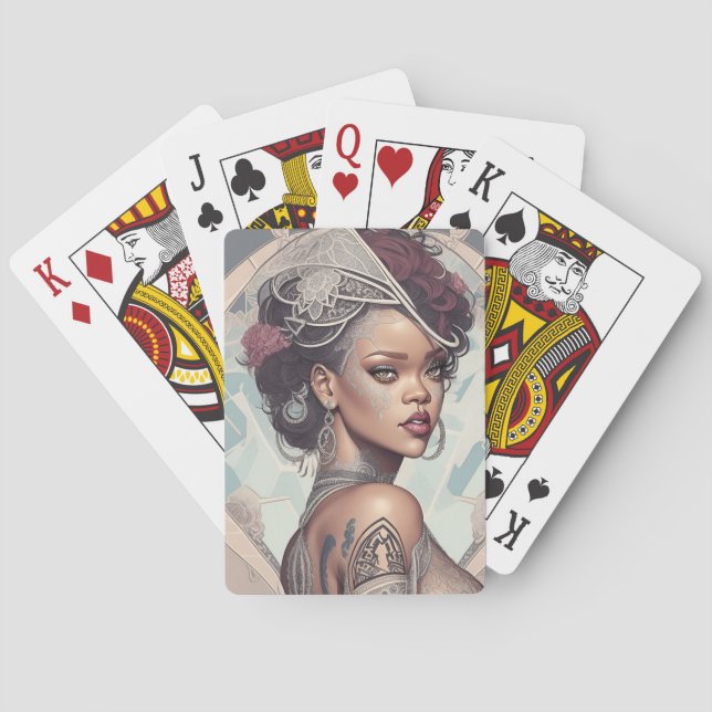The Queen - Playing Cards (Back)
