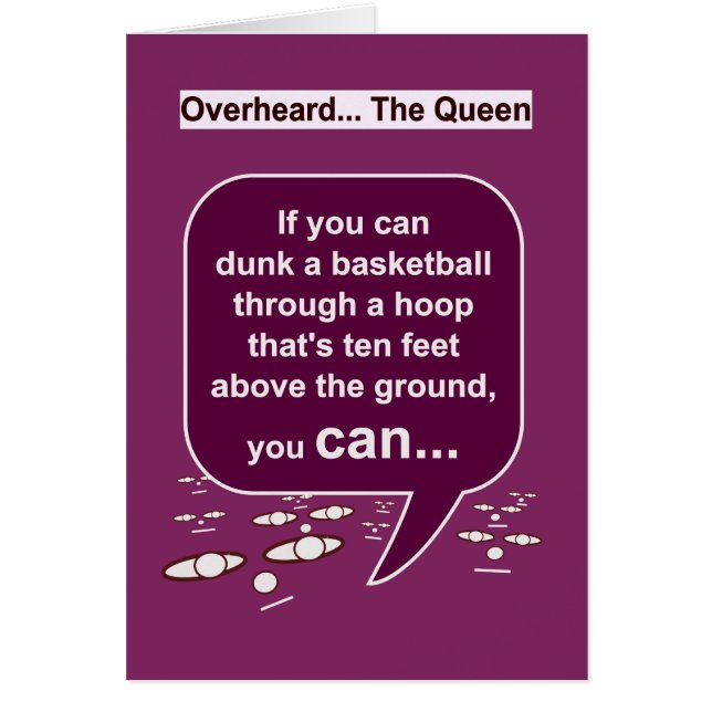 The Queen’s thoughts on HoopDunk-HamperStuff (Front)