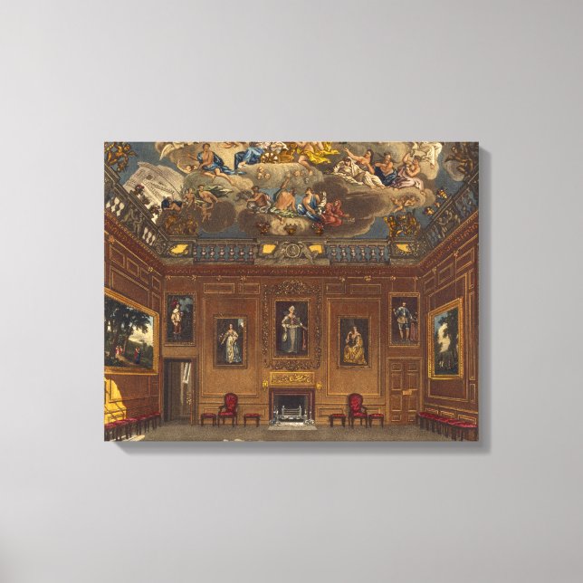 The Queen's Audience Chamber, Windsor Castle, from Canvas Print (Front)