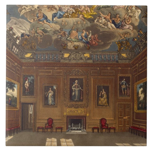 The Queen's Audience Chamber, Windsor Castle, from Tile (Front)
