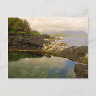 The "Queen's Bath," Kauai, Hawaii. Postcard