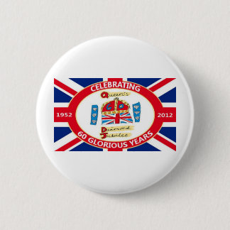 The Queen's Diamond Jubilee 6 Cm Round Badge
