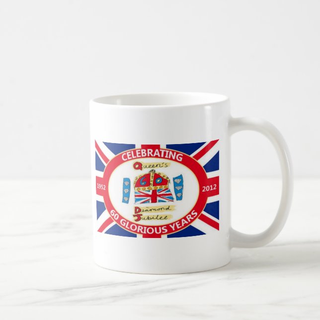 The Queen's Diamond Jubilee Coffee Mug (Right)