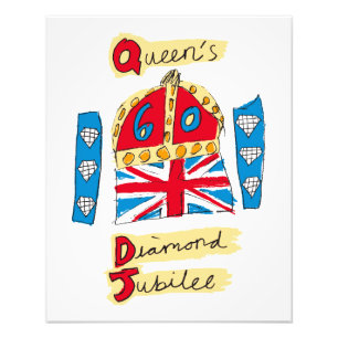 The Queen's Diamond Jubilee Emblem Photo Print