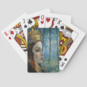 The Queen's Lost Heart Fairytale Portrait Playing Cards