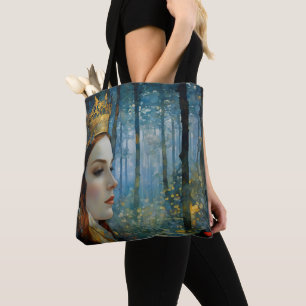 The Queen's Lost Heart Fairytale Portrait Tote Bag
