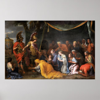 The Queens of Persia at the Feet of Alexander Poster
