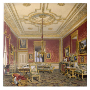 The Queen's Private Sitting Room, Windsor Castle, Tile