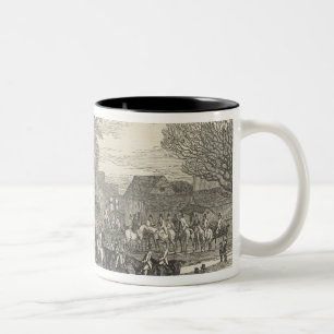 The Queen's Stag Hounds: The Meet, Aylesbury Two-Tone Coffee Mug
