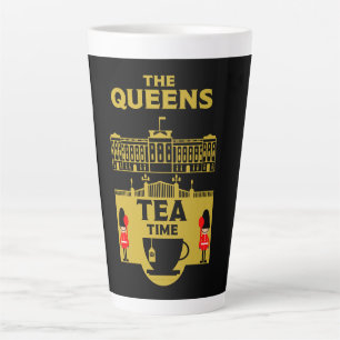 The Queens Tea Royal Coronation   Latte Mug