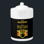 The Queens Tea Royal Coronation    Mug<br><div class="desc">King Charles British Royal Family. King Charles III British King Souvenirs. Copyright HGIFY Zazzle/BA/TT Stores only. 05#66 REF Artist JM.</div>