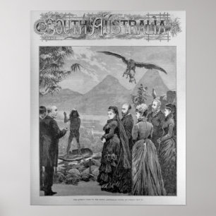 The Queen's Visit to the South Australian Court Poster