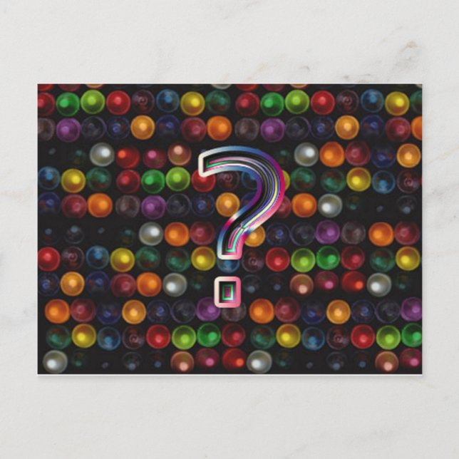 The Question ? is Postcard (Front)